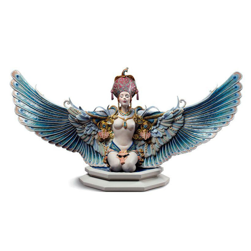 Lladro Winged Fantasy Woman Sculpture - Limited Edition
