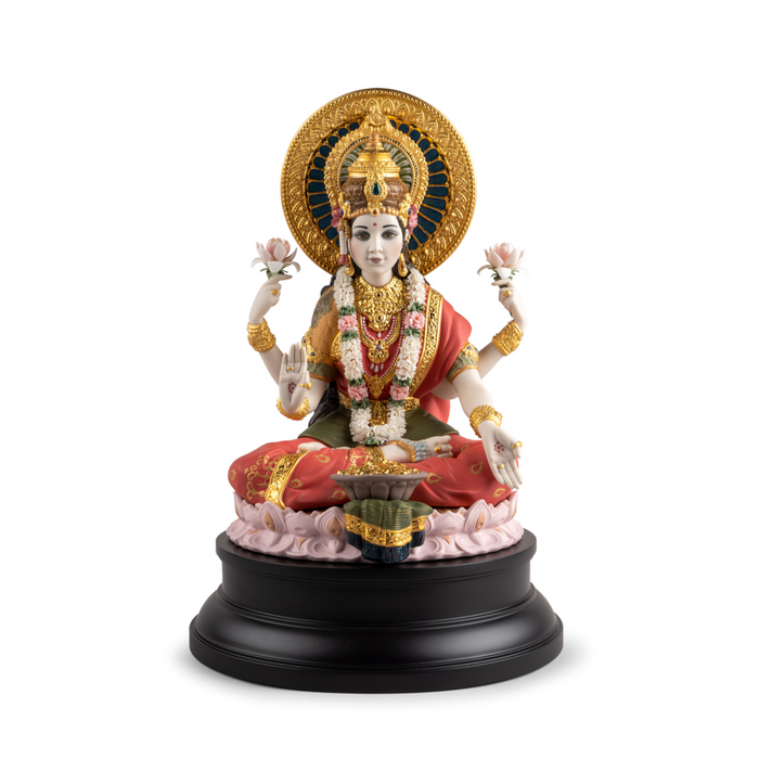 Lladro Goddess Lakshmi Sculpture Limited Edition