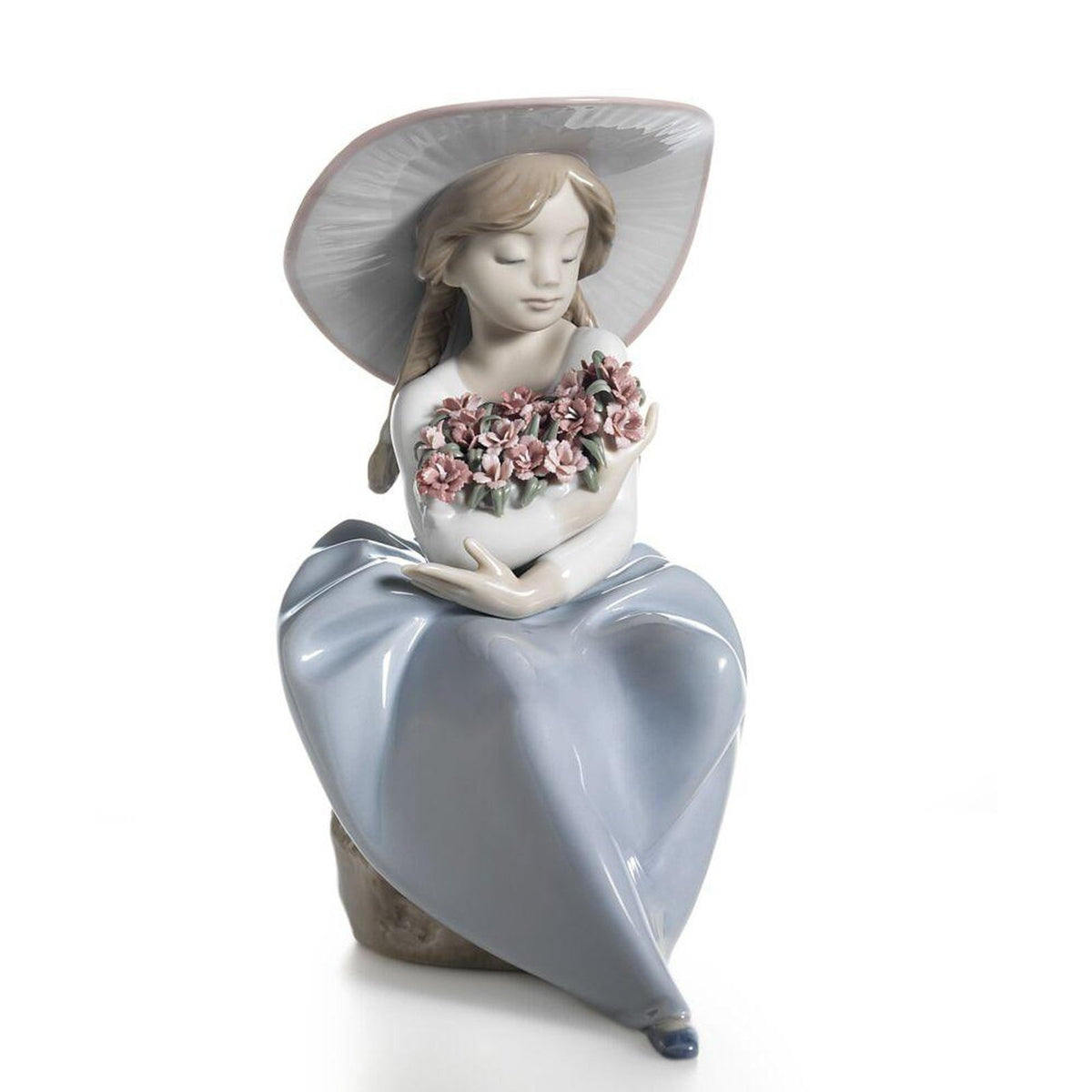 Lladro Fragrant Bouquet Girl Figurine