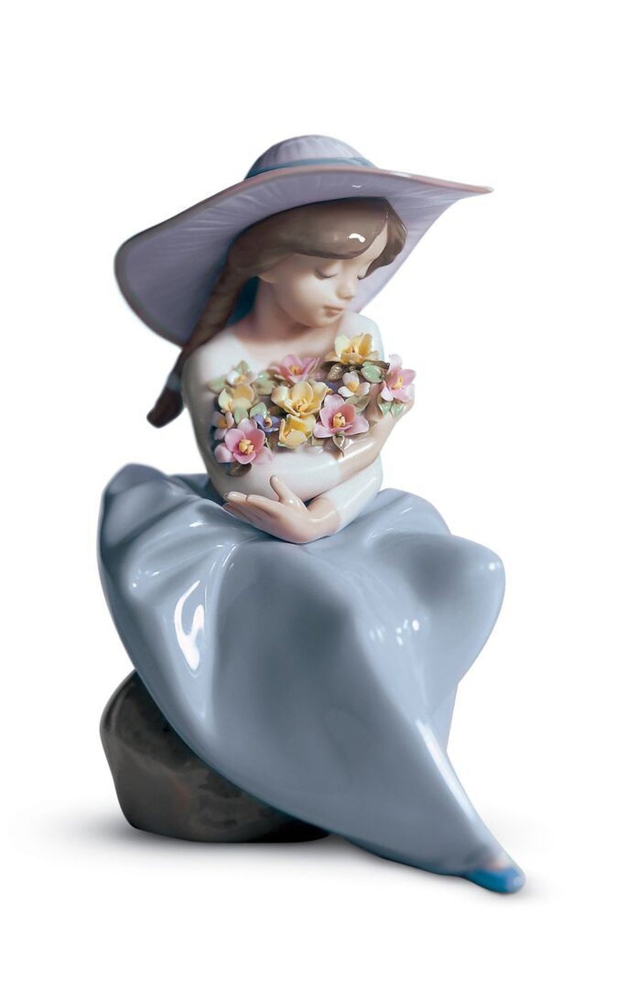 Lladro Fragrant Bouquet Girl Figurine