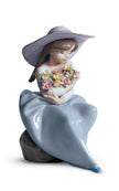 Lladro Fragrant Bouquet Girl Figurine