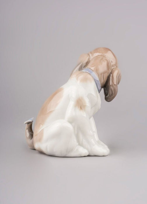 Lladro Gentle Surprise Dog Figurine