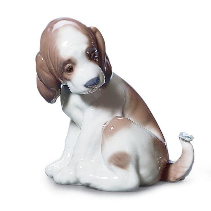 Lladro Gentle Surprise Dog Figurine