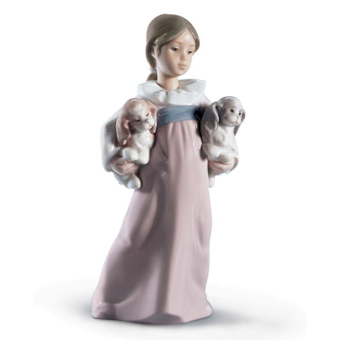 Lladro Arms Full of Love Girl Figurine