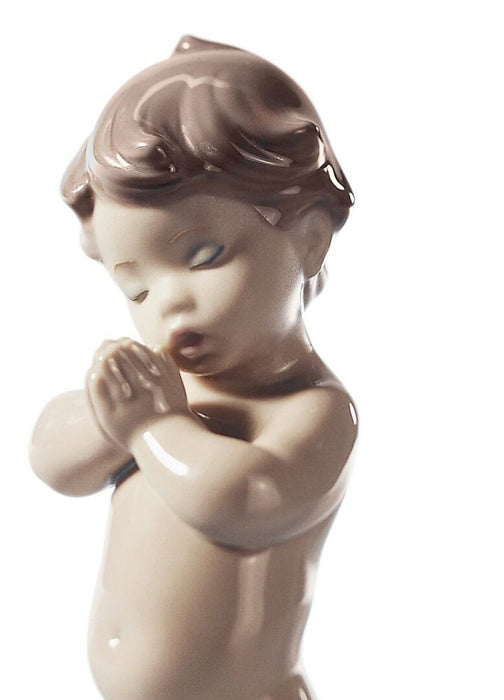 Lladro A Child's Prayer Boy Figurine