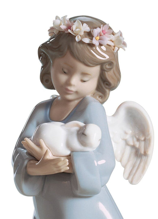 Lladro Heavenly Love Angel Figurine