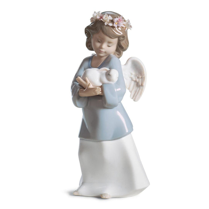 Lladro Heavenly Love Angel Figurine