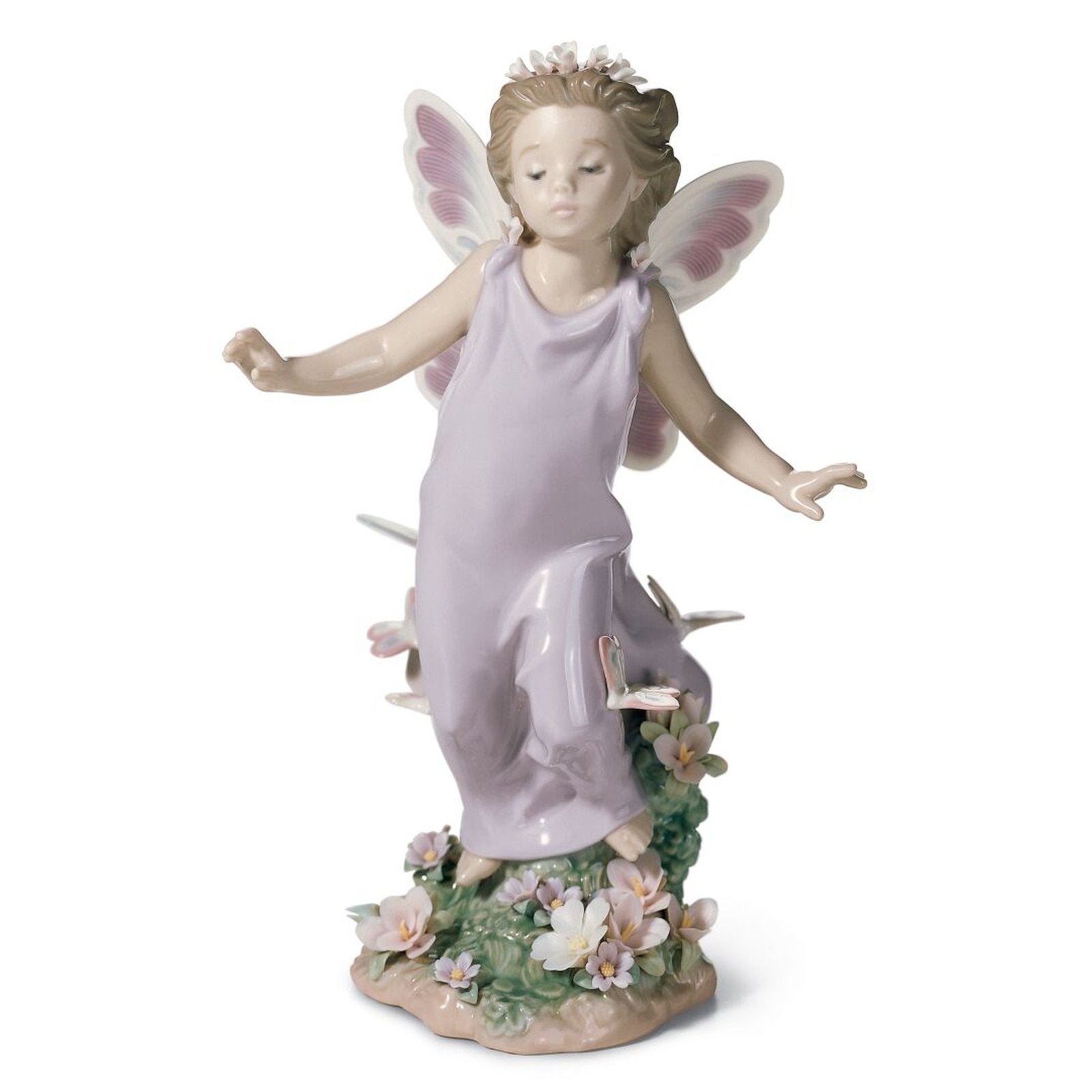 Lladro Butterfly Wings Fairy Figurine
