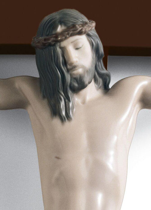 Lladro Our Saviour Crucifix Figurine Wall Art