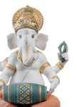 Lladro Mridangam Ganesha Figurine