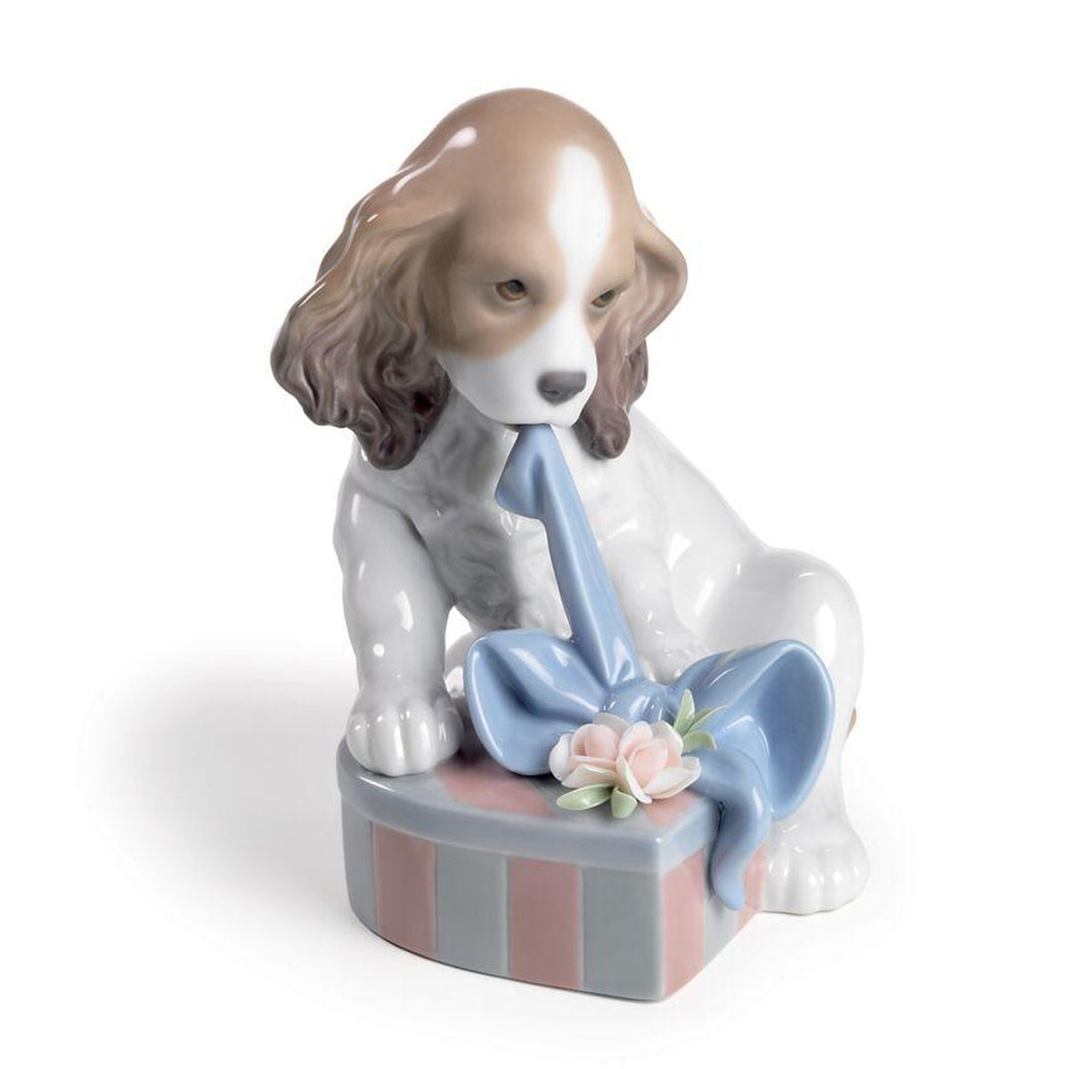 Lladro Can't Wait Dog Figurine