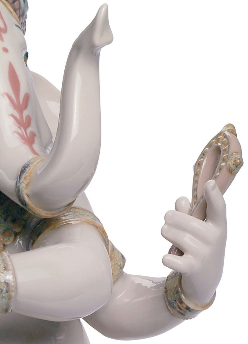 Lladro Dancing Ganesha Figurine