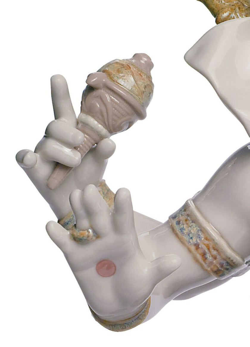 Lladro Dancing Ganesha Figurine
