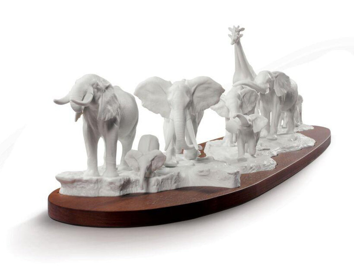 Lladro African Savannah Wild Animals Sculpture