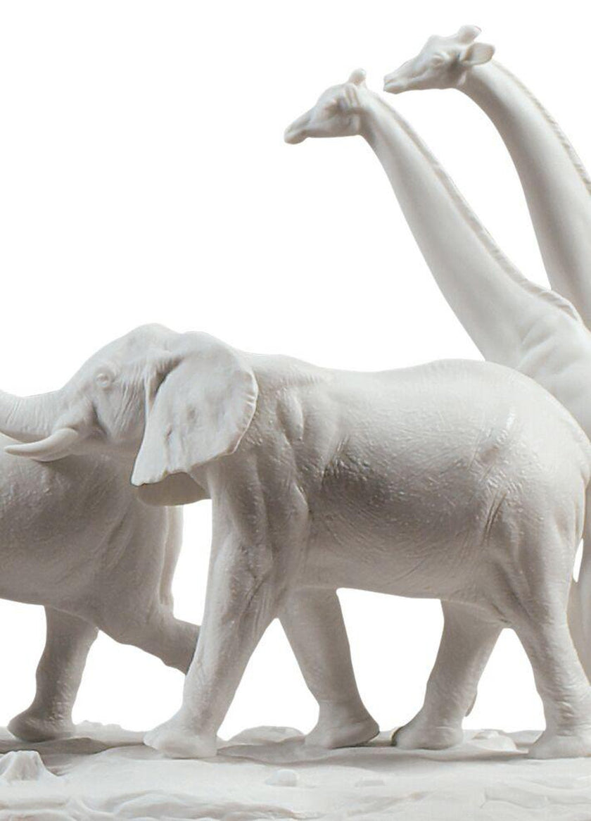 Lladro African Savannah Wild Animals Sculpture