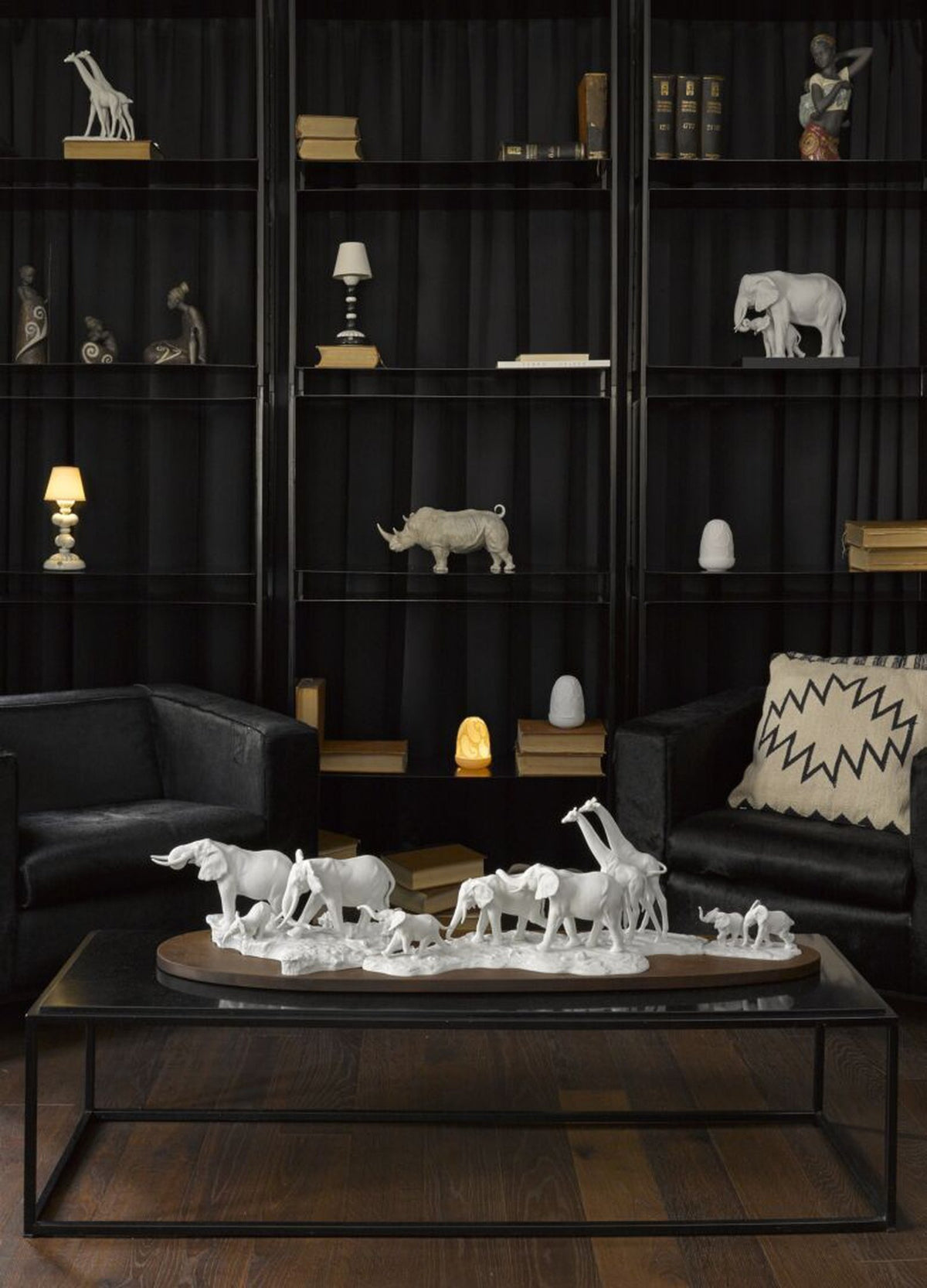 Lladro African Savannah Wild Animals Sculpture