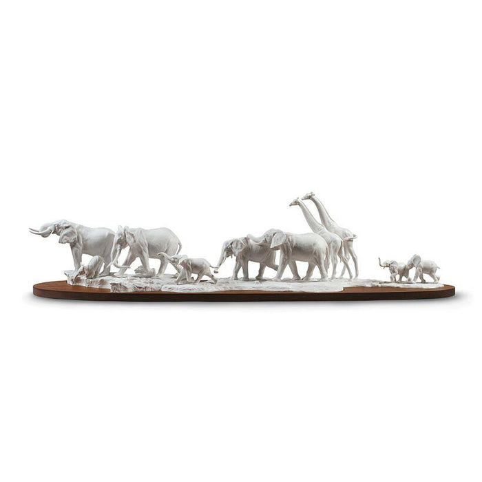 Lladro African Savannah Wild Animals Sculpture