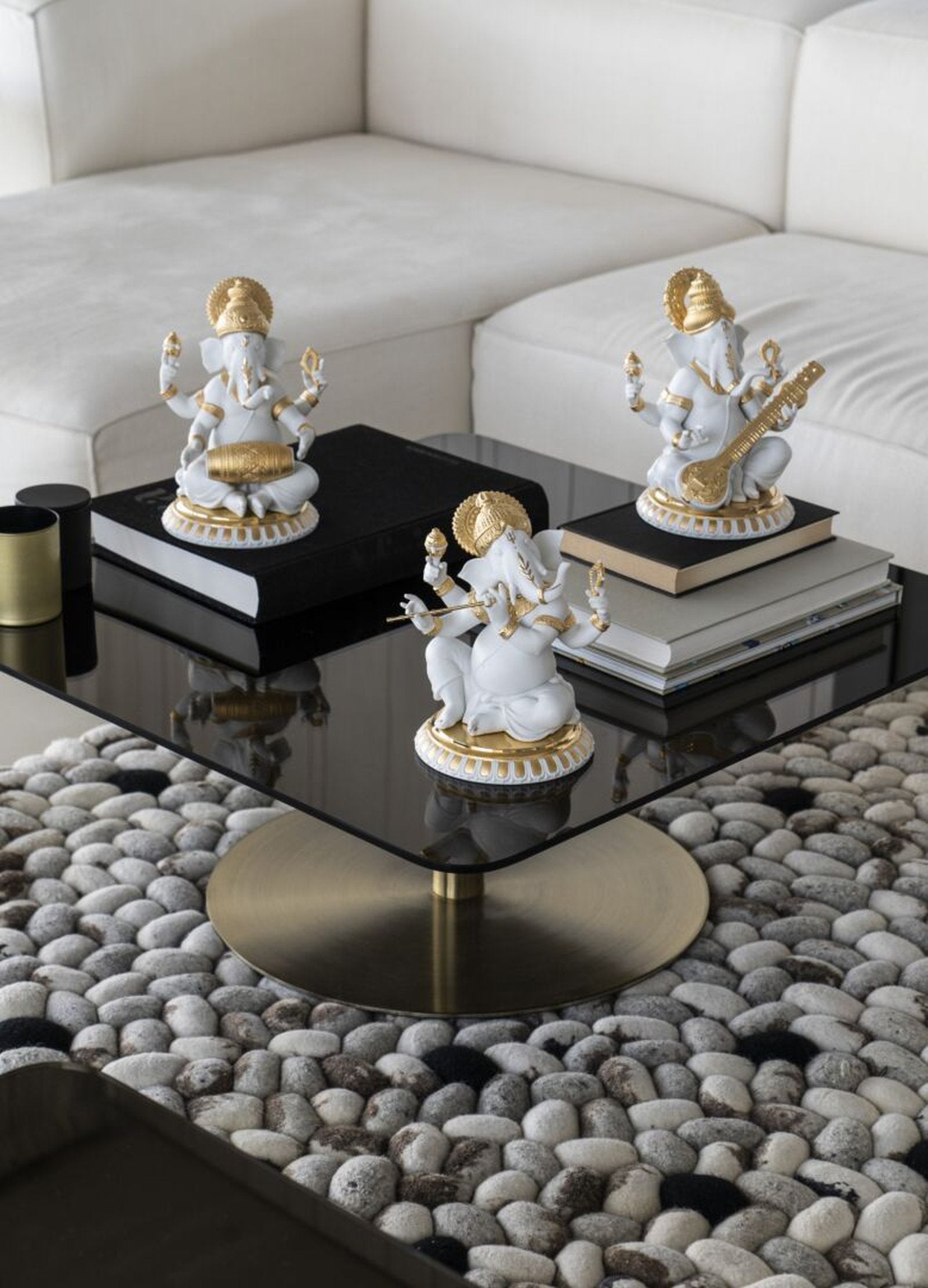 Lladro Mridangam Ganesha Figurine