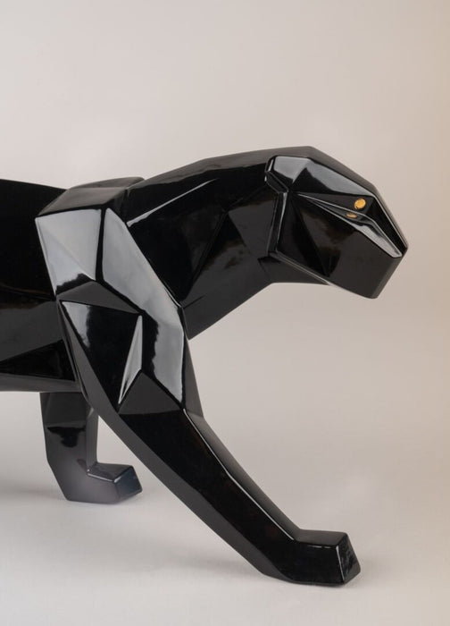 Lladro Panther Figurine