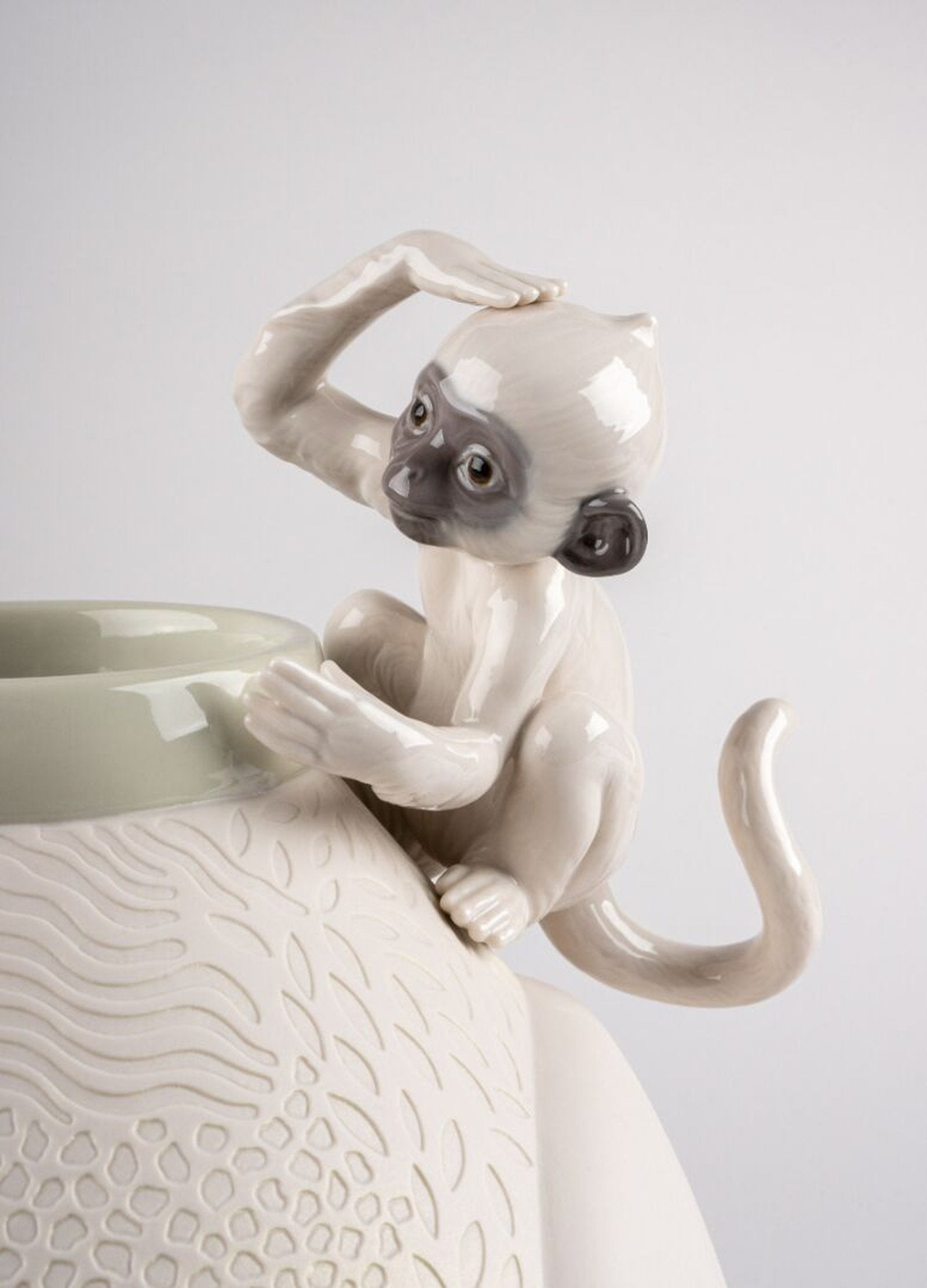 Lladro Monkey vase