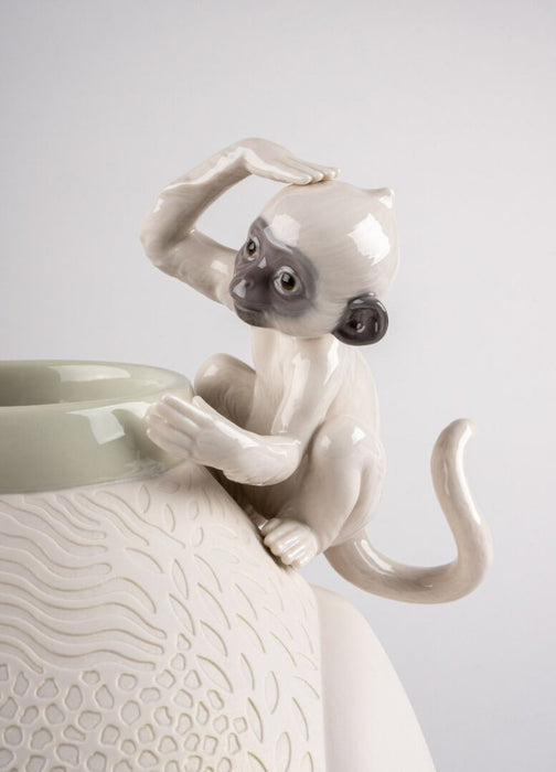 Lladro Monkey vase