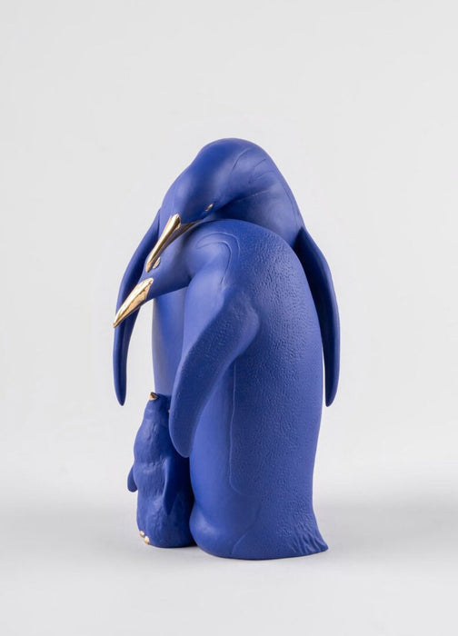 Lladro Penguin Family Figurine