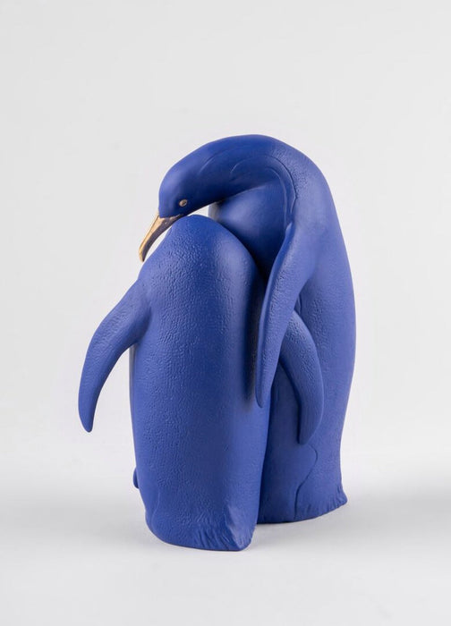 Lladro Penguin Family Figurine