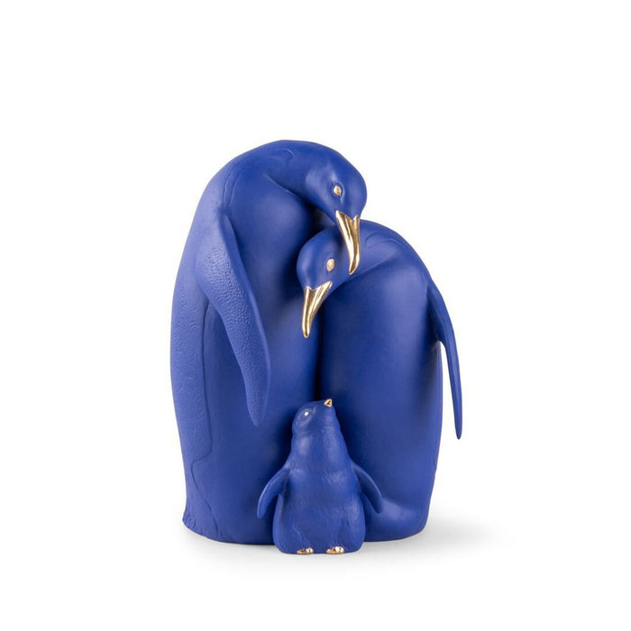 Lladro Penguin Family Figurine