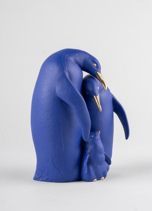 Lladro Penguin Family Figurine