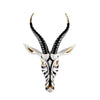 Lladro Antelope Mask Black and Gold
