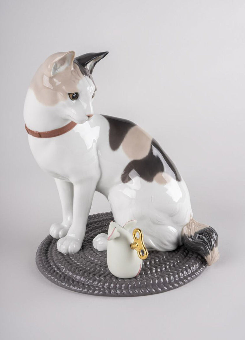 Lladro Cat & Mouse game