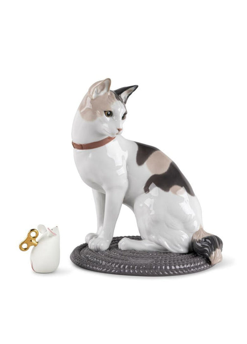 Lladro Cat & Mouse game