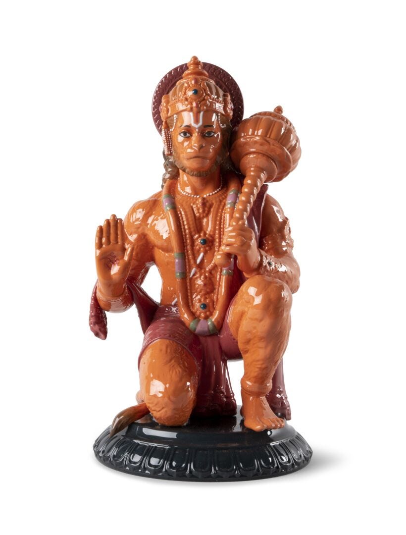Lladro Hanuman - Orange