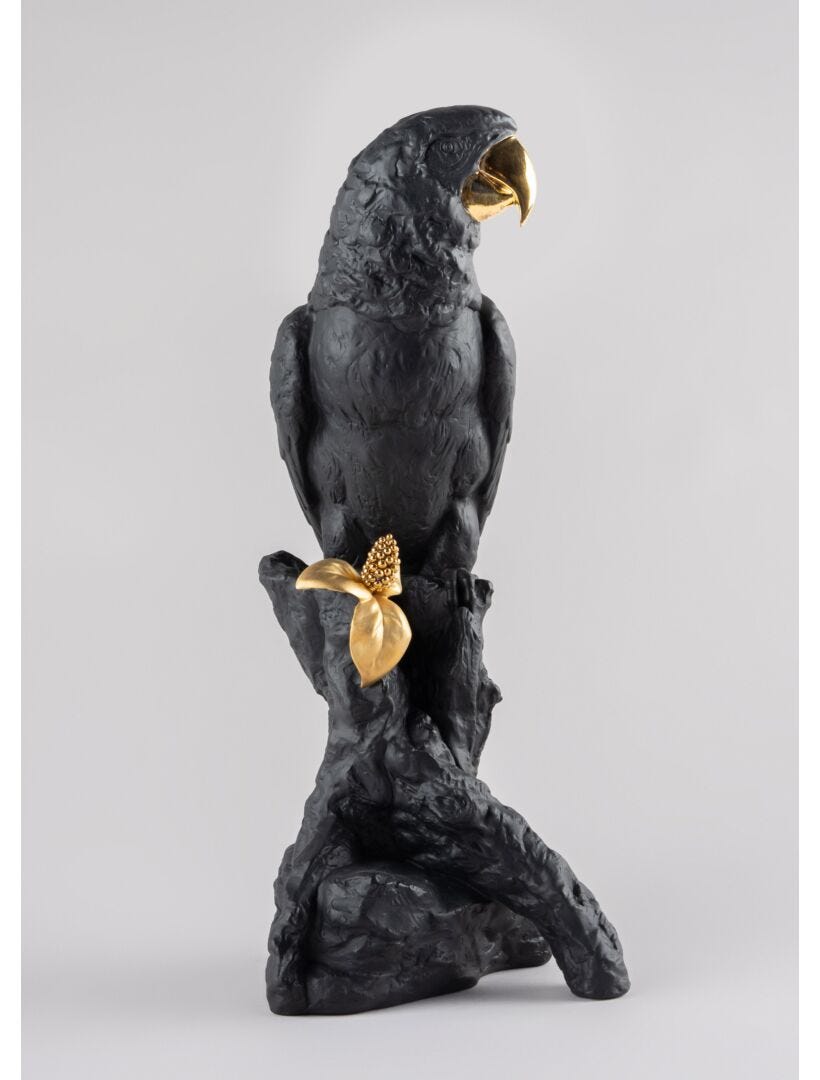 Lladro Macaw Bird