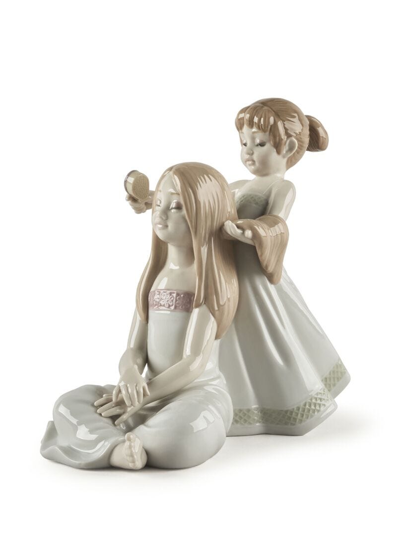 Lladro Combing Your Hair