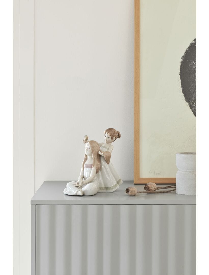 Lladro Combing Your Hair