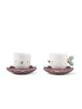 Lladro Set Of 2 Cups And Saucers Kawki
