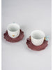 Lladro Set Of 2 Cups And Saucers Kawki