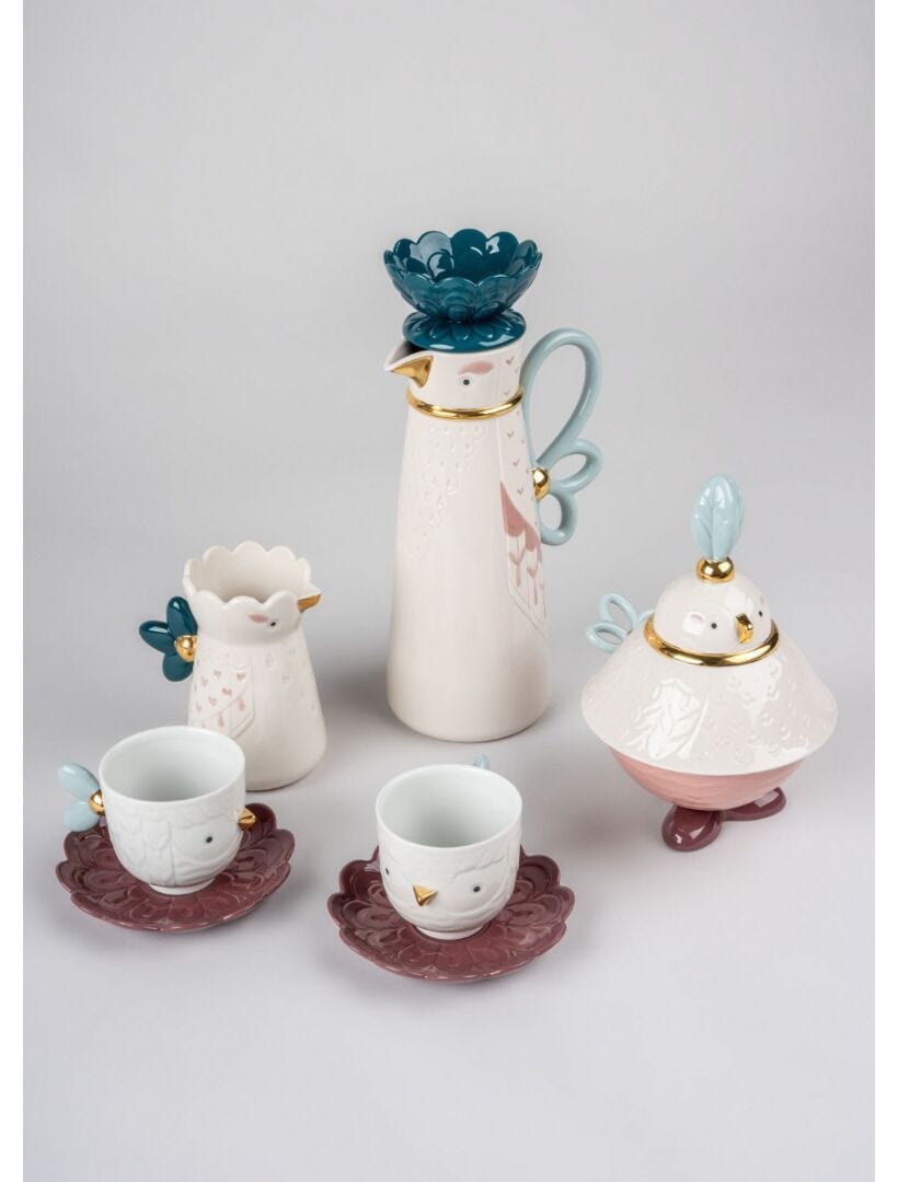 Lladro Coffee Set Kawki
