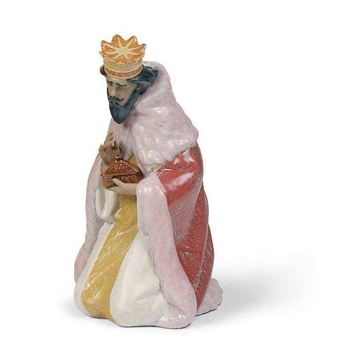 Lladro Gaspar Nativity Figurine Gres