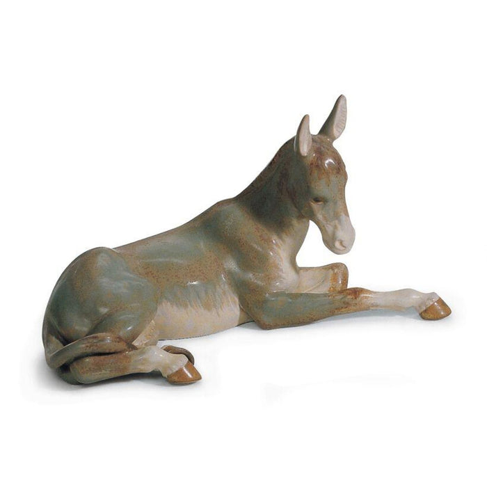 Lladro Donkey Nativity Figurine Gres