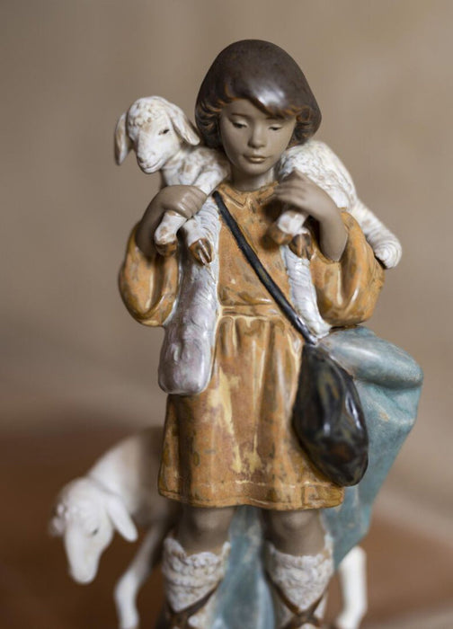 Lladro Shepherd Boy Nativity Figurine