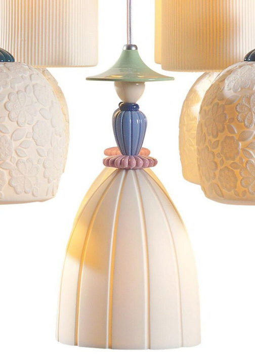 Lladro Mademoiselle 24 Lights Strolling Through Blossoms Chandelier (US)