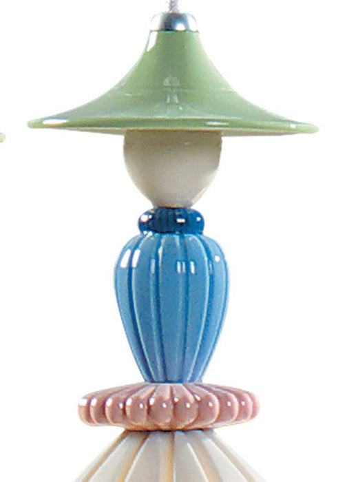 Lladro Mademoiselle Round Canopy 3 Lights Sharing Secrets Ceiling Lamp (US)