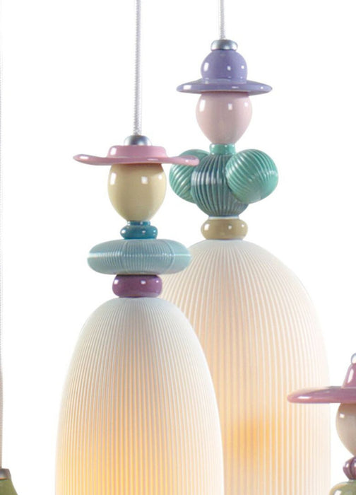 Lladro Mademoiselle 4 Lights Walking On The Beach Ceiling Lamp (US)