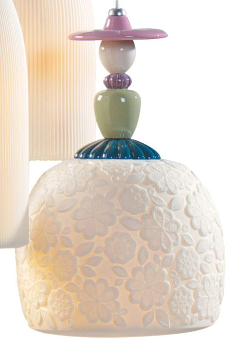 Lladro Mademoiselle 4 Lights Walking On The Beach Ceiling Lamp (US)