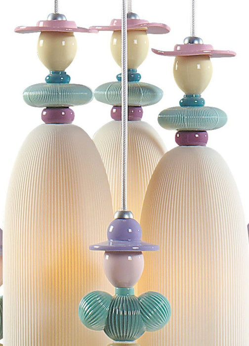 Lladro Mademoiselle 6 Lights Gathering In The Lawn Ceiling Lamp (US)