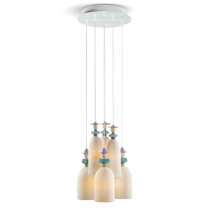 Lladro Mademoiselle 6 Lights Gathering In The Lawn Ceiling Lamp (US)