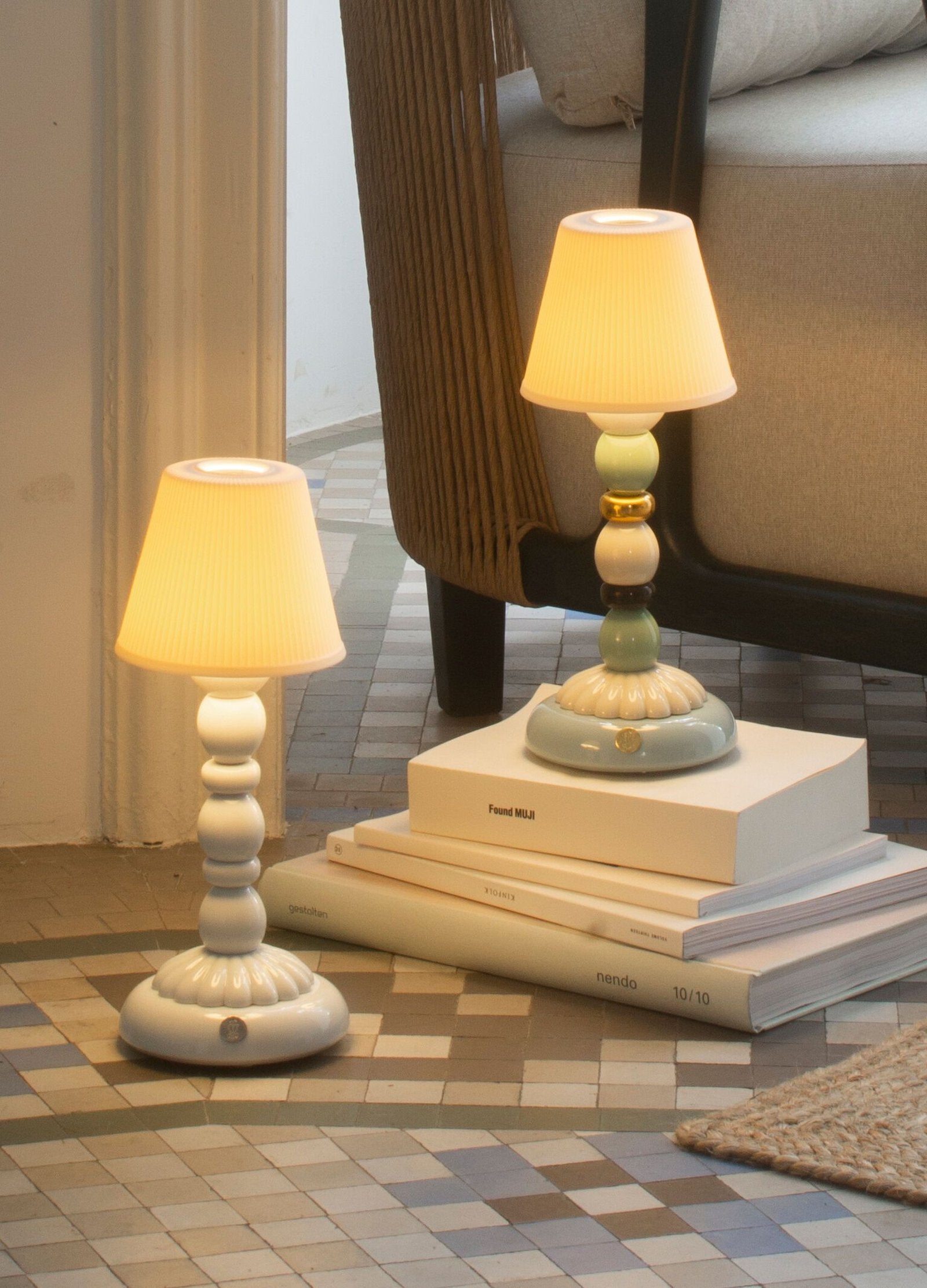 Lladro Palm Firefly Table Lamp
