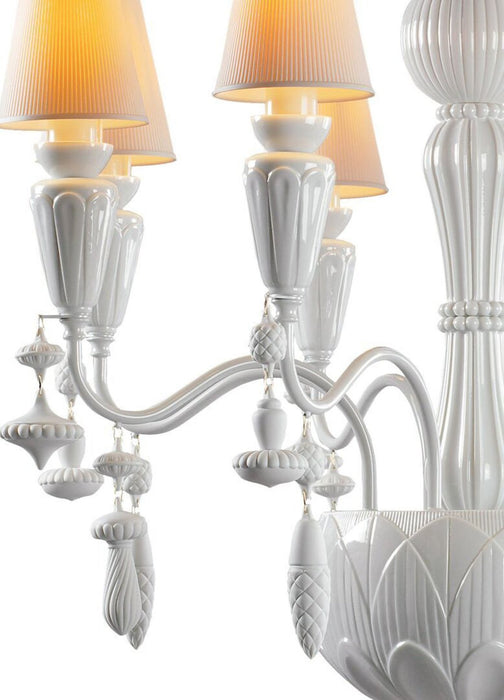 Lladro Ivy and Seed 8 Lights Chandelier Flat Model (US)